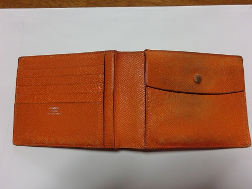 エルメス財布内側スレのリペア