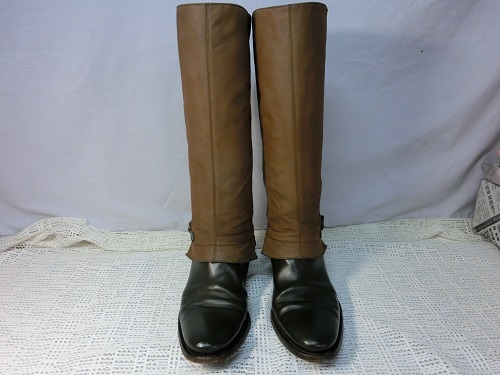 ブーツのスレを修理、色変え